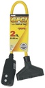 ADAPTER GFCI 3OUT12/3X2FT YEL 