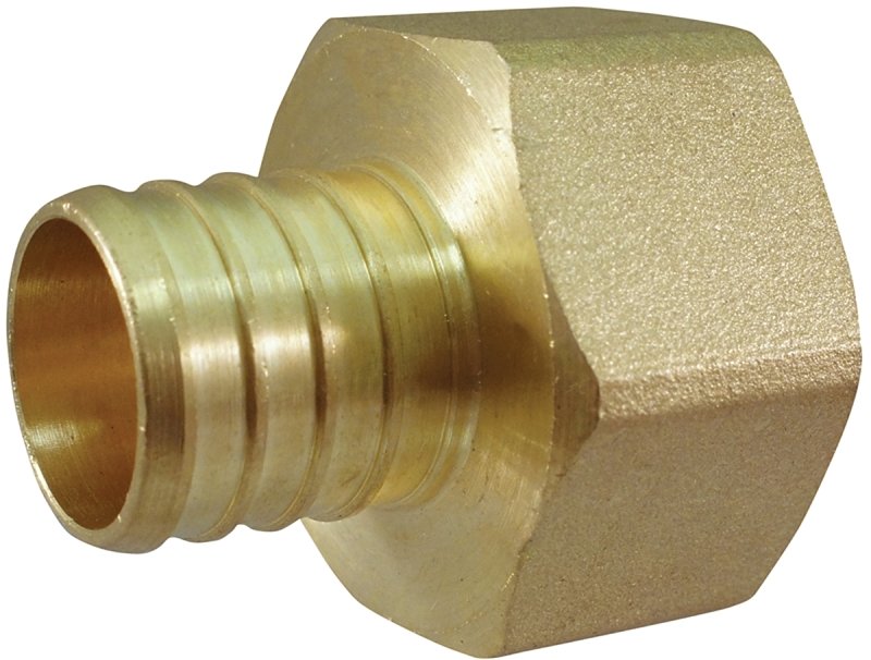 ADAPTER PEX 1INCH BRASS FEMALE