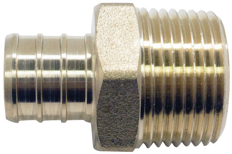 ADAPTER PEX 3/4IN BRS MALE 5PK