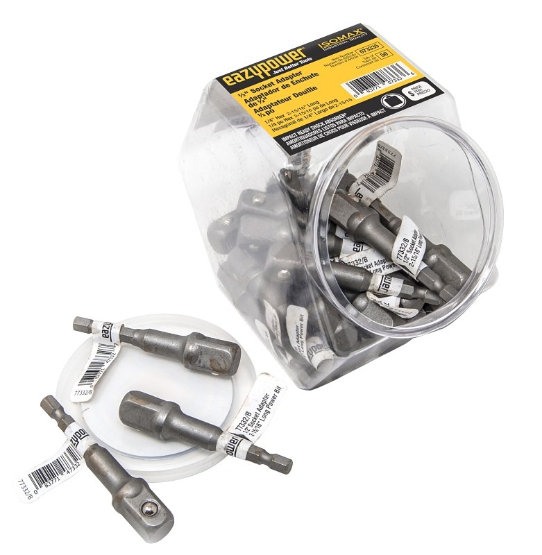 ADAPTER SCKT W/UPC 1/2X1/4IN  