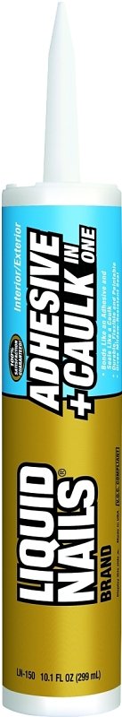 ADHESIVE/CAULK ACRYLIC 10OZ   
