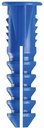 ANCHR PLSTC BLU W/SCRW NO8-10 