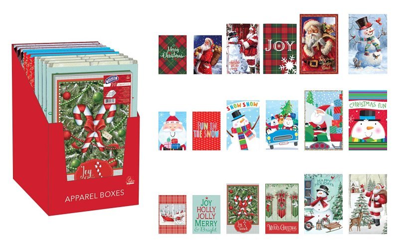 APPAREL BOX PRINTED ASSORTED  