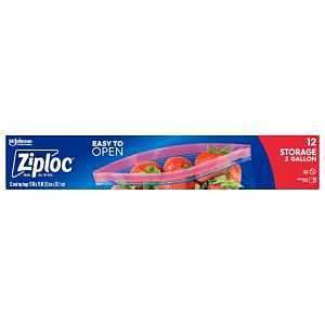 BAG STORAGE ZIPLOC 2 GALLON   