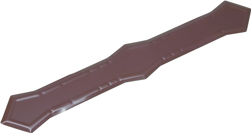 BAND DOWNSPOUT ALUM 3IN BROWN 