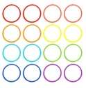BAND SILICONE ASRTD MULTI-COLR