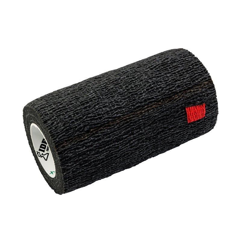 BANDAGE COHESIVE BLACK 4IN    