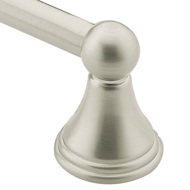 BAR TOWEL BRUSH NICKLE 18IN   