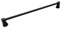 BAR TOWEL MATTE BLACK 3/4X24IN