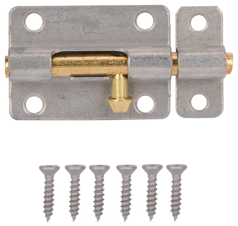 BARREL BOLT STEEL 3IN GALV    