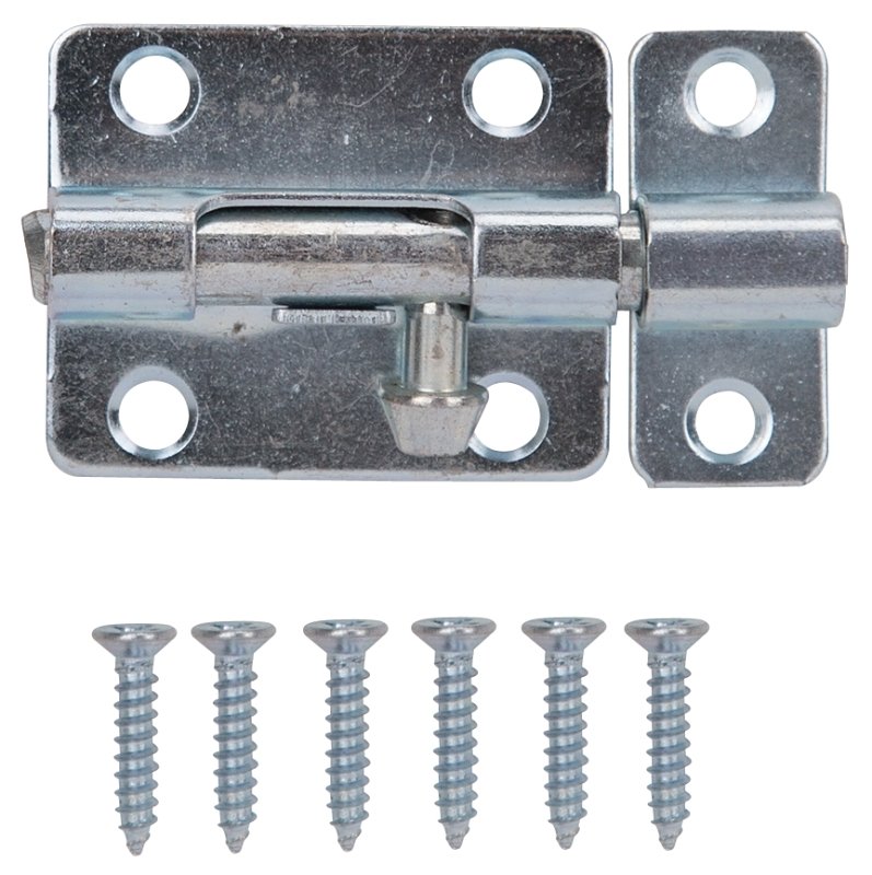 BARREL BOLT STL 2-1/2IN ZINC  