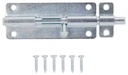 BARREL BOLT STL 5IN ZINC PLATE