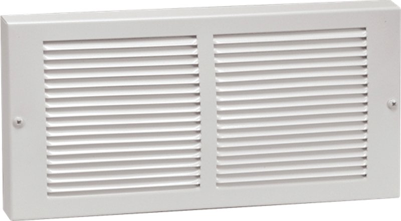 BASEBOARD GRILLE 14X6IN WHT   