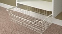 BASKET WIRE WHITE 24"X8"      