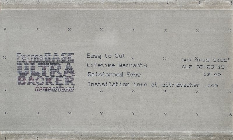 BCKRBRD PERMABASE 1/4INX3X5FT 