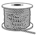 BEADED CHAIN NKL PLT #1 100FT 
