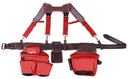 BELT TOOL LTHR W/SUSPENDER RED