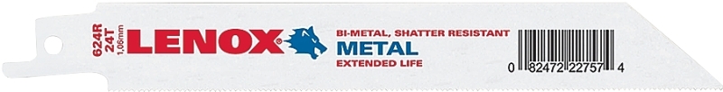 BIMETAL RECIP BLD 6"X24TH     