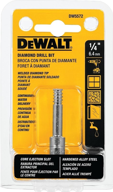 BIT DRILL AUGER DIAMOND 1/4IN 