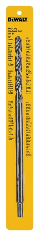 BIT DRILL HSS BLK OX 5/16X12IN