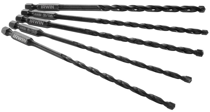 BIT DRILL IMPACT MSNRY 5PC SET