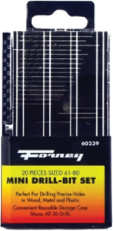 BIT SET MINI-DRILL 20PC 61-80 