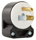 BLACK INDUS ANGL 3 WIRE PLUG  