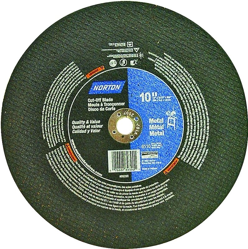 BLADE CUTOFF METAL AL OX 10IN 