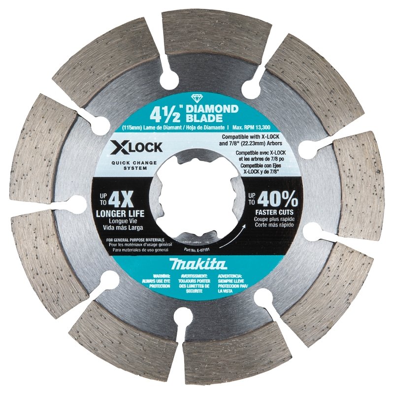 BLADE DMND SEGMENTED 4-1/2IN  