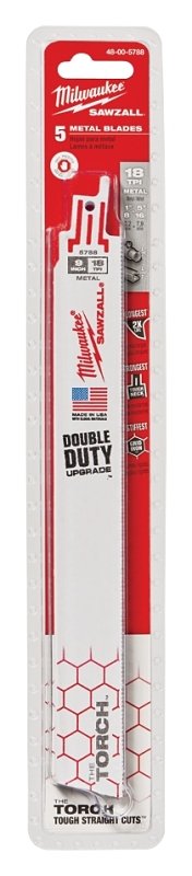 BLADE RECIP 18T 9L TORCH 5PK  
