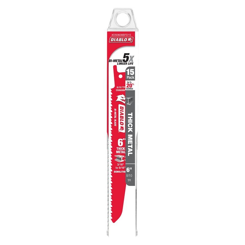 BLADE RECIP CARB 8/10TPI 6IN  