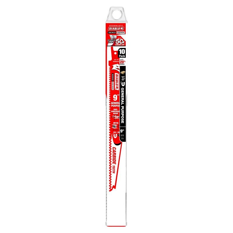 BLADE RECIP CARB TP 6/9TPI 9IN