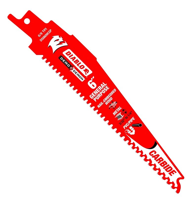 BLADE RECIP CARBIDE TIP 6IN   