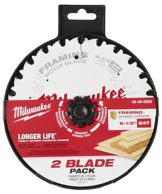 BLADE SAW CIR FRMG 24T 6-1/2IN