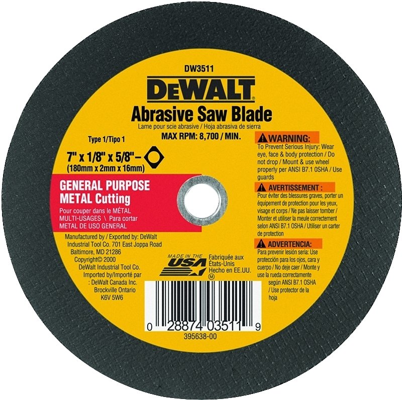 BLADE SAW CIRCULAR METAL 7IN  