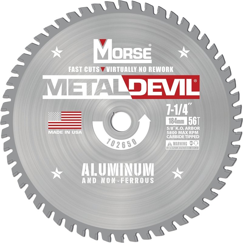 BLADE SAW F/ AL&NF 56T 7-1/4IN