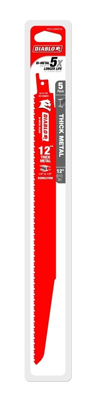 BLDE RECP THK MTL CUT 5PK 12IN