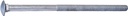 BOLT CARRIAGE GALV 1/2-13X10  