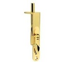 BOLT FLUSH BRASS/ALUM 6IN BB  
