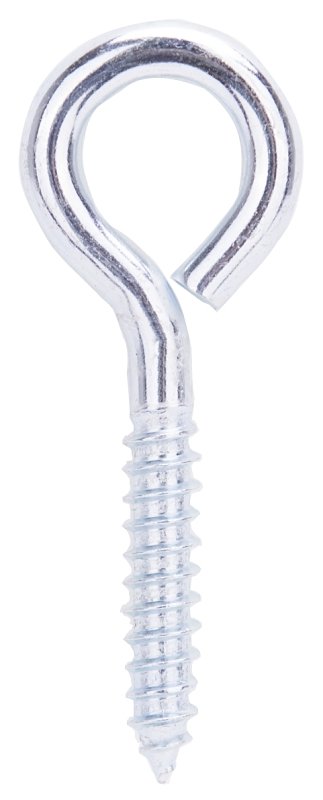 BOLT LAG EYE 1/4X3IN BRT ZN   