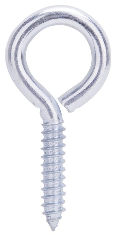 BOLT LAG EYE 3/8X4IN BRT ZN   