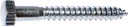 BOLT LAG HEX ZINC 1/4X3-1/2   