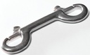 BOLT SNAP NICKEL DBL END 3-1/2