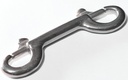 BOLT SNAP NICKEL DBL END 4 IN 