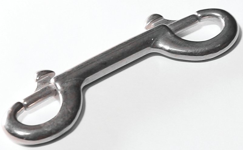 BOLT SNAP NICKEL DBL END 4-5/8