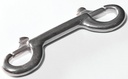 BOLT SNAP NICKEL DBL END 4-5/8