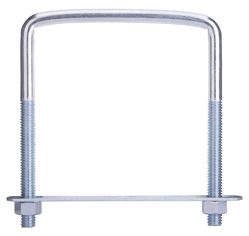 BOLT U SQUARE 3/8X4X5IN STEEL 
