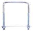 BOLT U SQUARE 3/8X4X5IN STEEL 