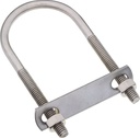 BOLT U SS W/NUT 1/4X1-1/8X3.5 