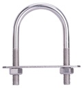 BOLT U SS W/NUT 5/16X1-3/4X3IN